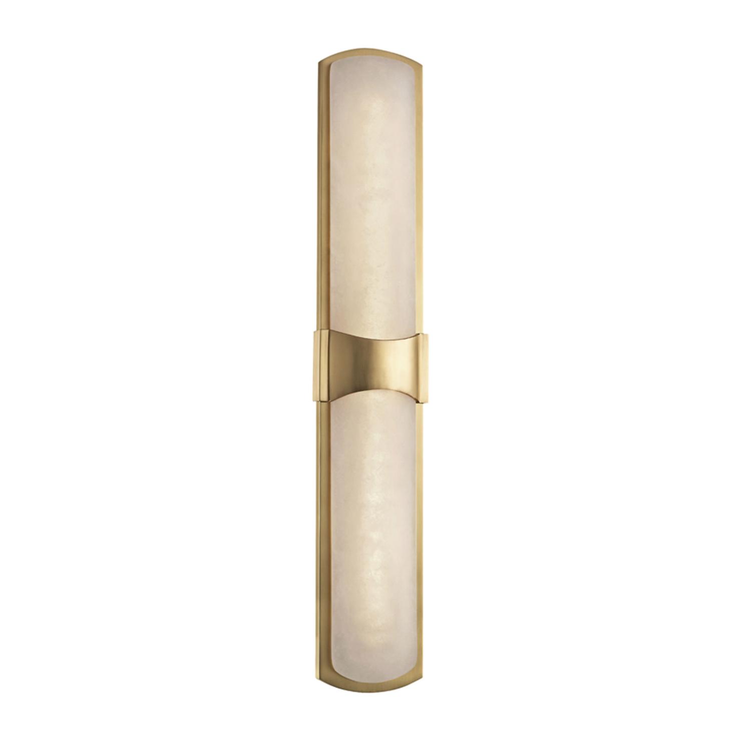 Valencia Wall Light Brass Wall Light Small Aged Brass - Andrew Martin