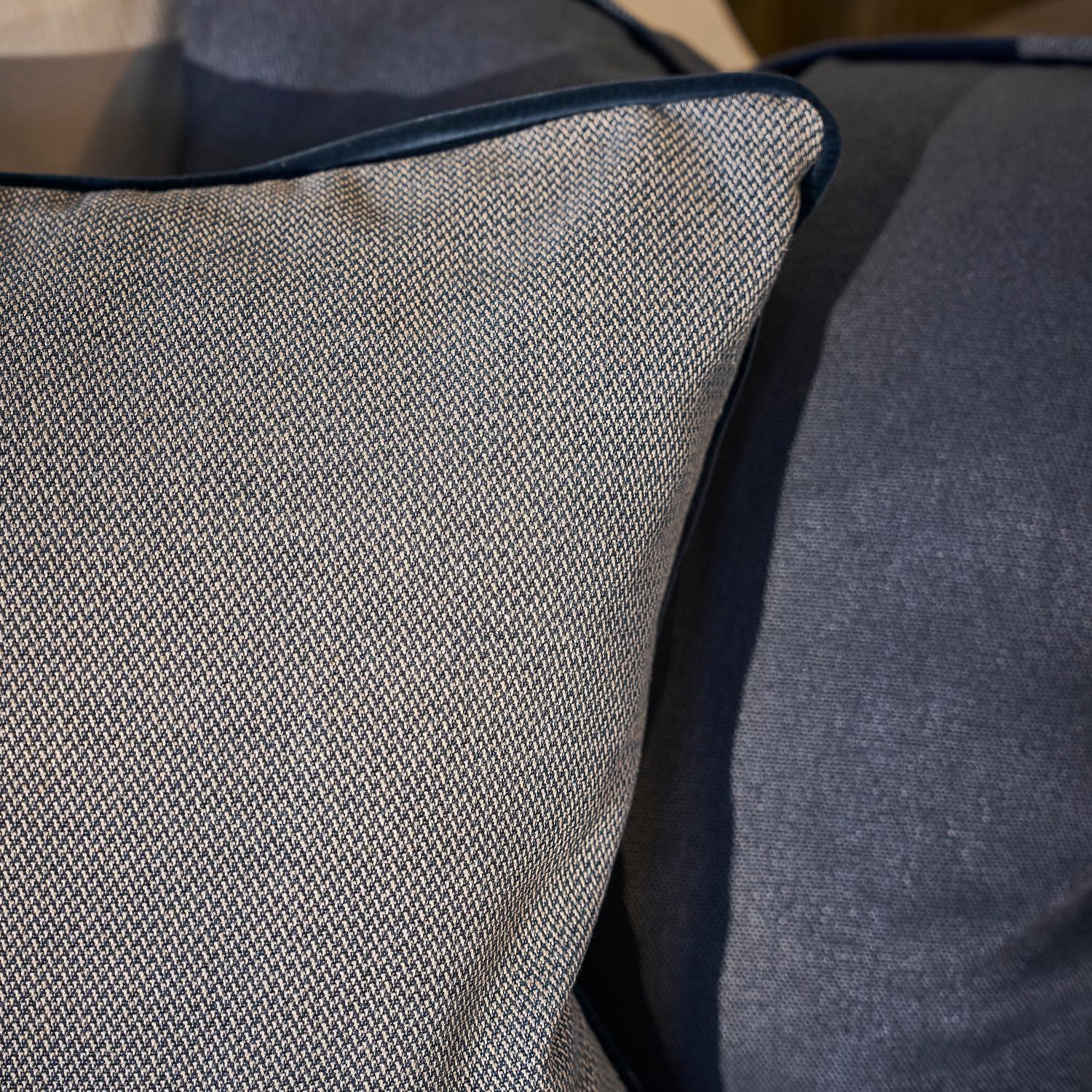 Bomore Piemonte Sustainable Feather Cushion 55cm X 55cm - Andrew Martin Linen Blend Viscose Blend Plain Weave