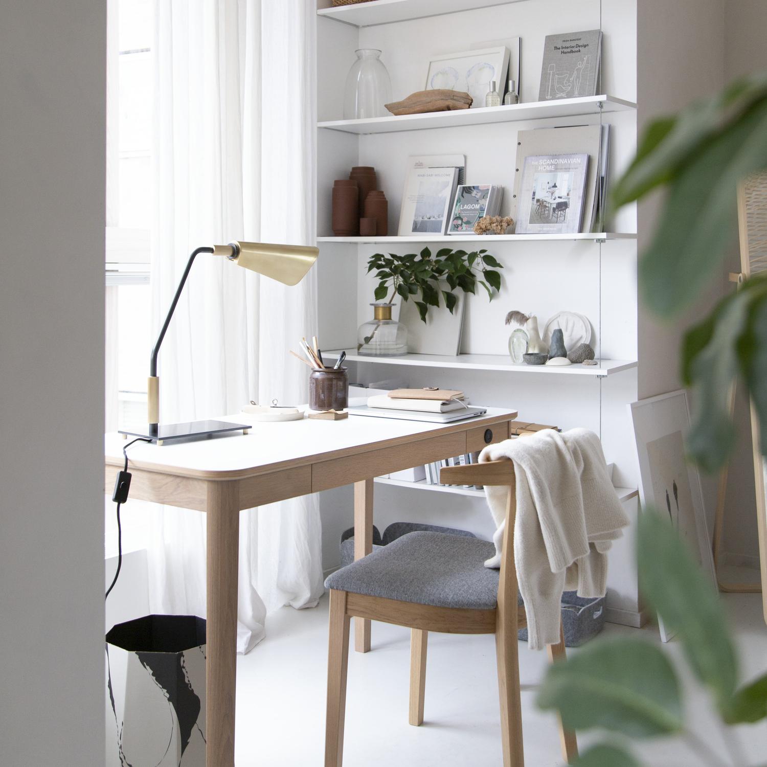 Bowery Table Lamp Desk Lamp Black Bronze - Andrew Martin