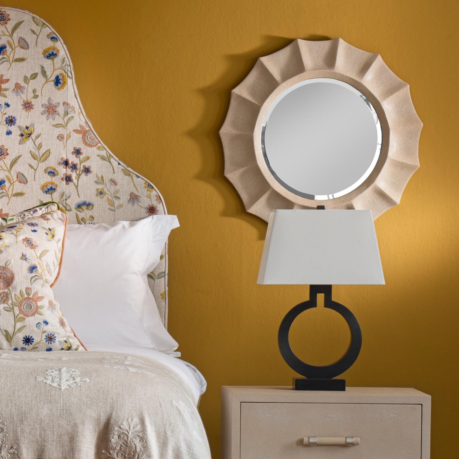 Joplin Mirror Cream Mirror Small - Andrew Martin