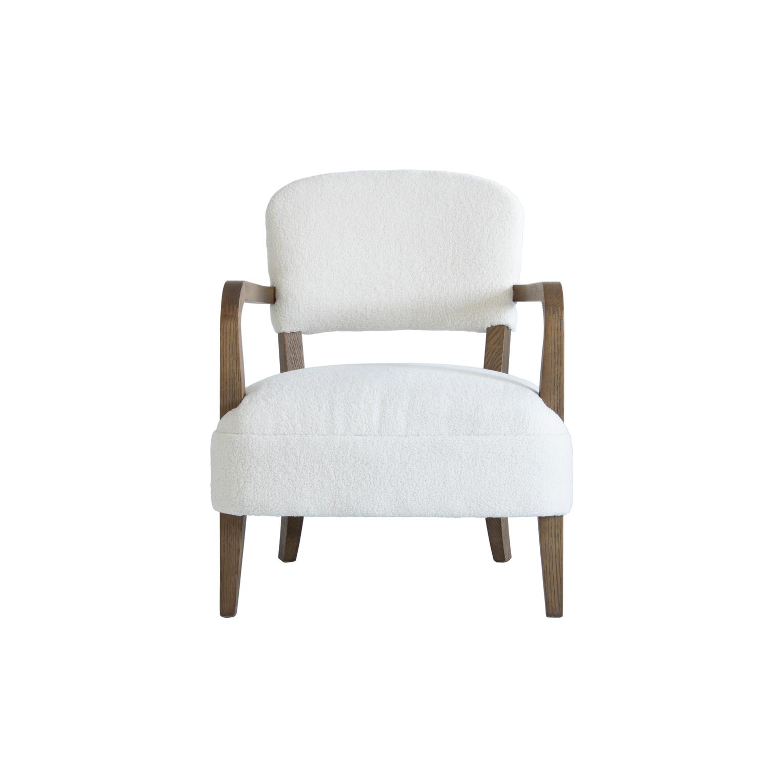 Gwen Chair Chair Light Neutral - Andrew Martin Other Fabric
