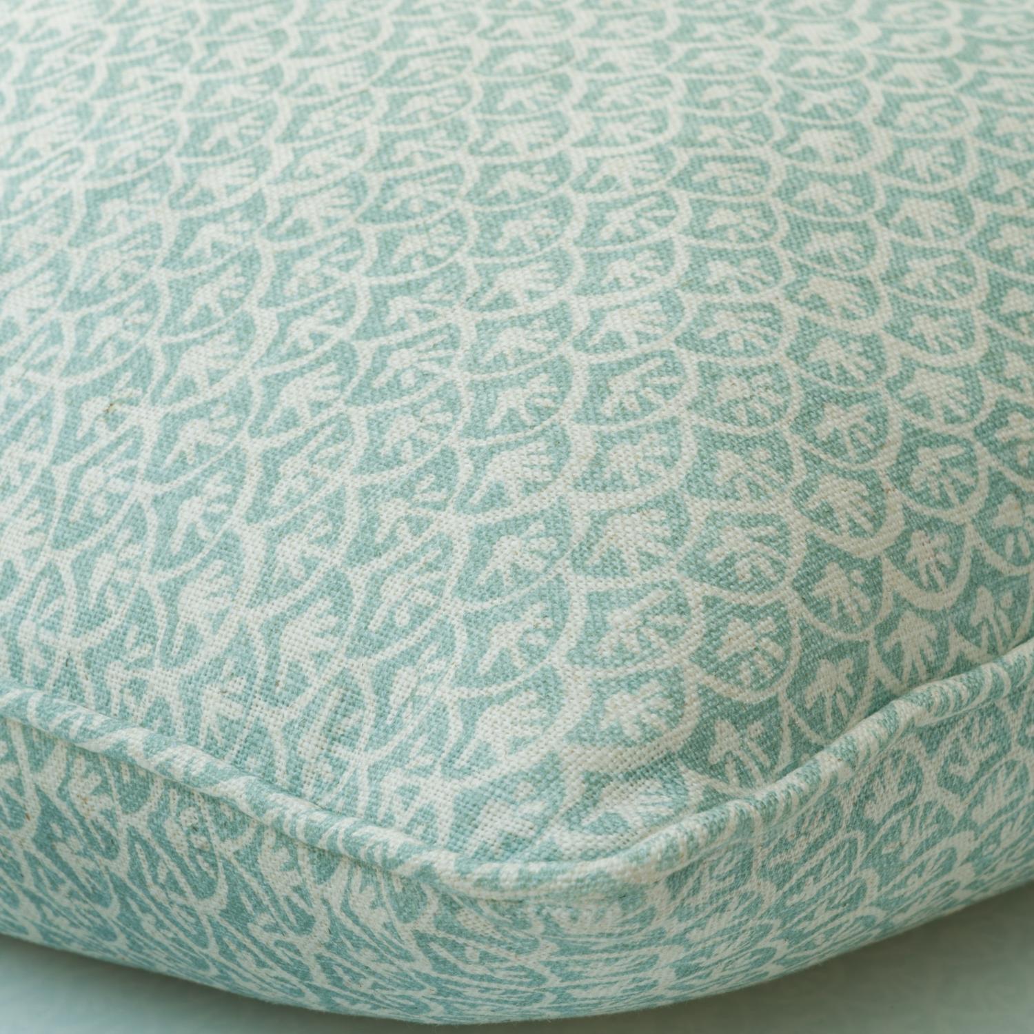 Daisy Brook Sustainable Feather Cushion 55cm X 55cm - Andrew Martin Linen Linen Blend Floral Small Prints