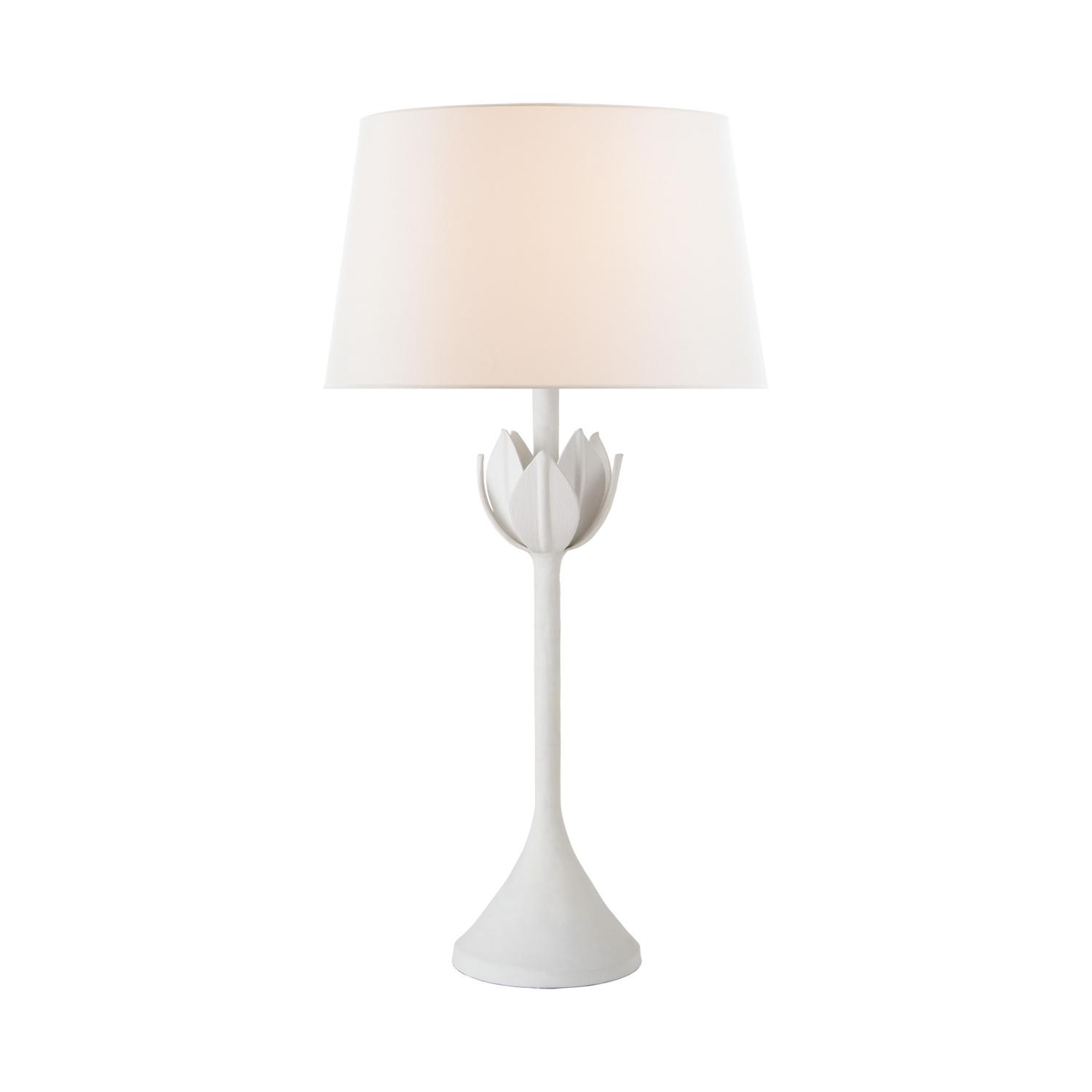 Alberto Table Lamp White Light Plaster White - Andrew Martin