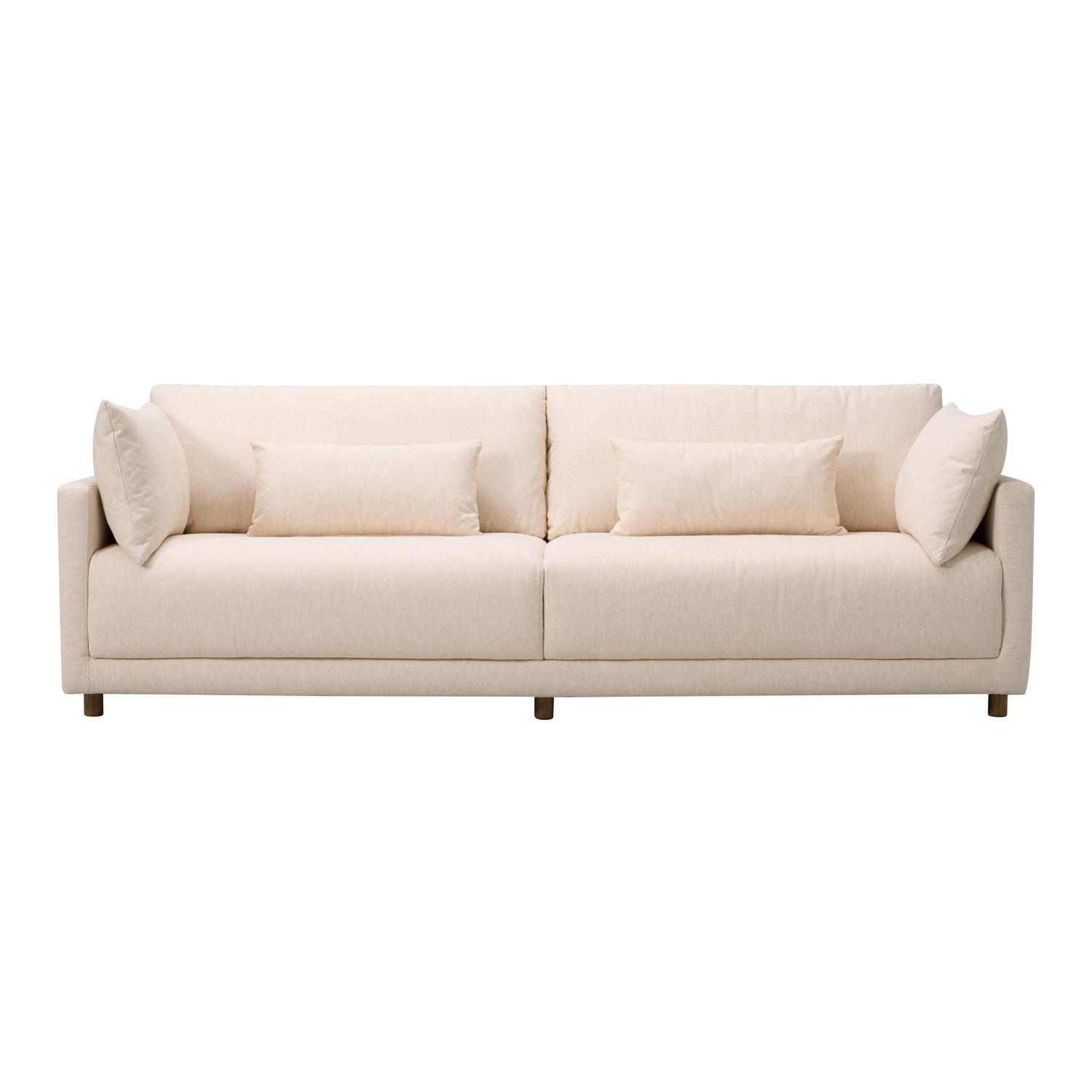 Whitney Sofa Sofa Light Neutral White - Andrew Martin Linen
