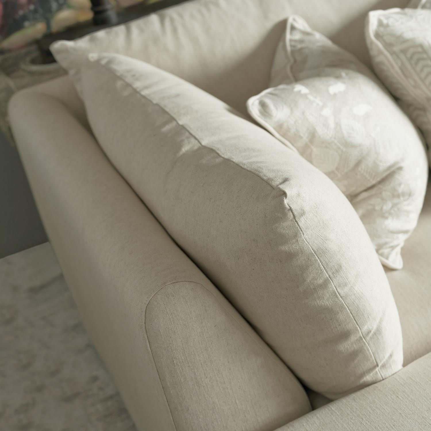 Bundum Section Sofa In House Linen Large Corner Sofa - Andrew Martin