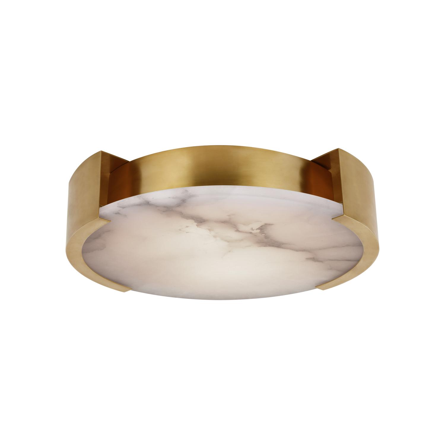 Melange Flush Light Brass Flush Mount Small Antique-burnished Brass - Andrew Martin