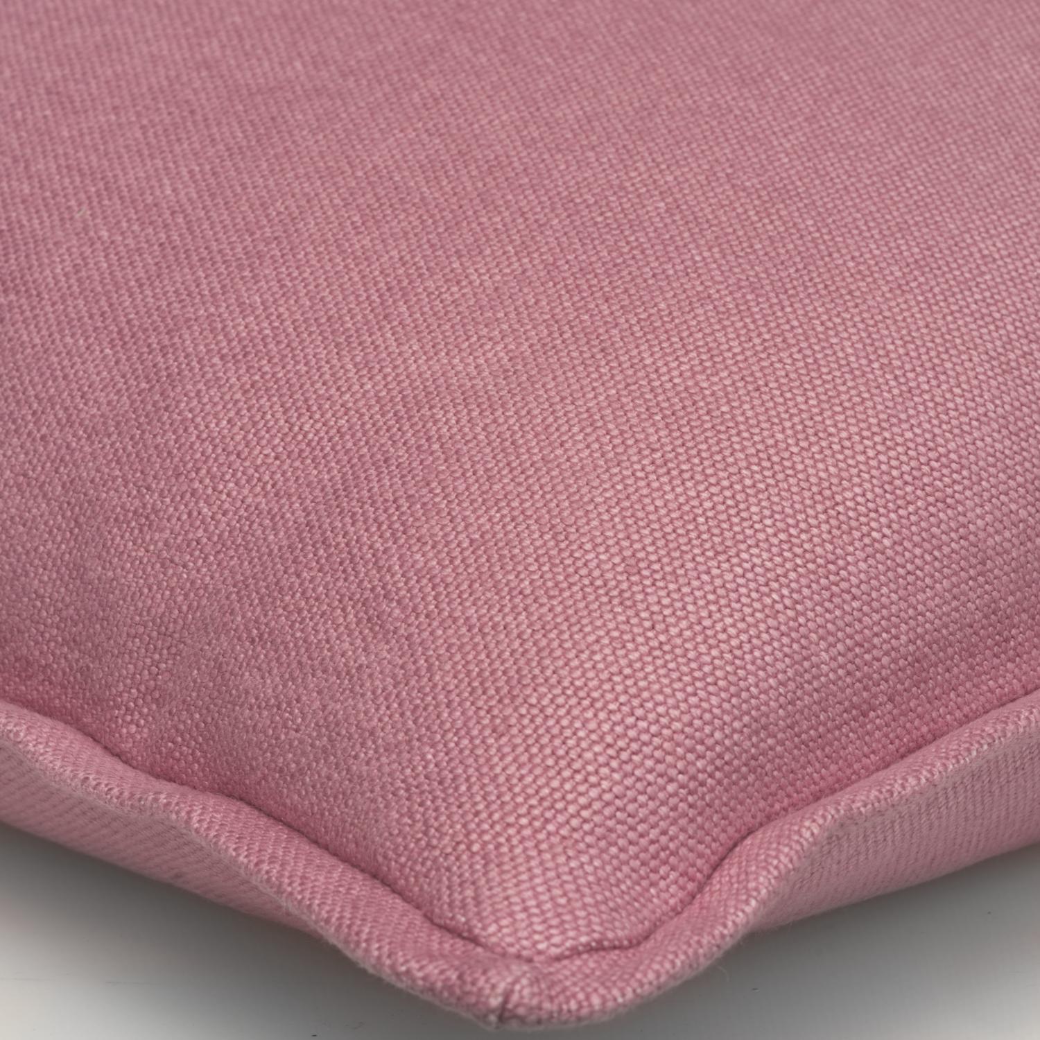 Rocco Rose Sustainable Feather Cushion 55cm X 55cm - Andrew Martin With Trim Fringe Linen Linen Blend Plain