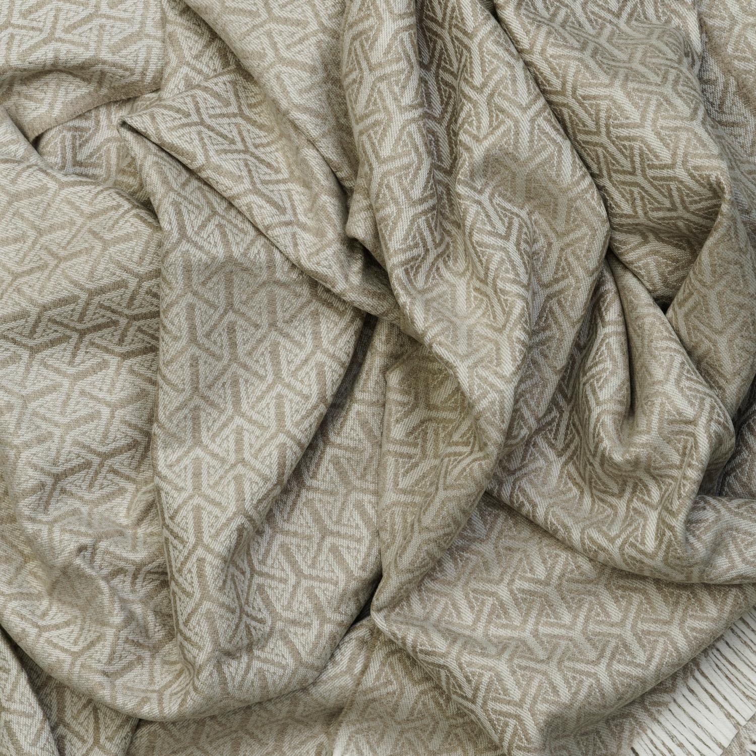 Monte Throw Latte Throw Large - Andrew Martin Sophie Paterson