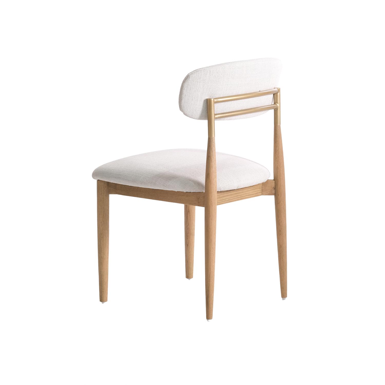 Oslo Chair Light Neutral - Andrew Martin Other Fabric