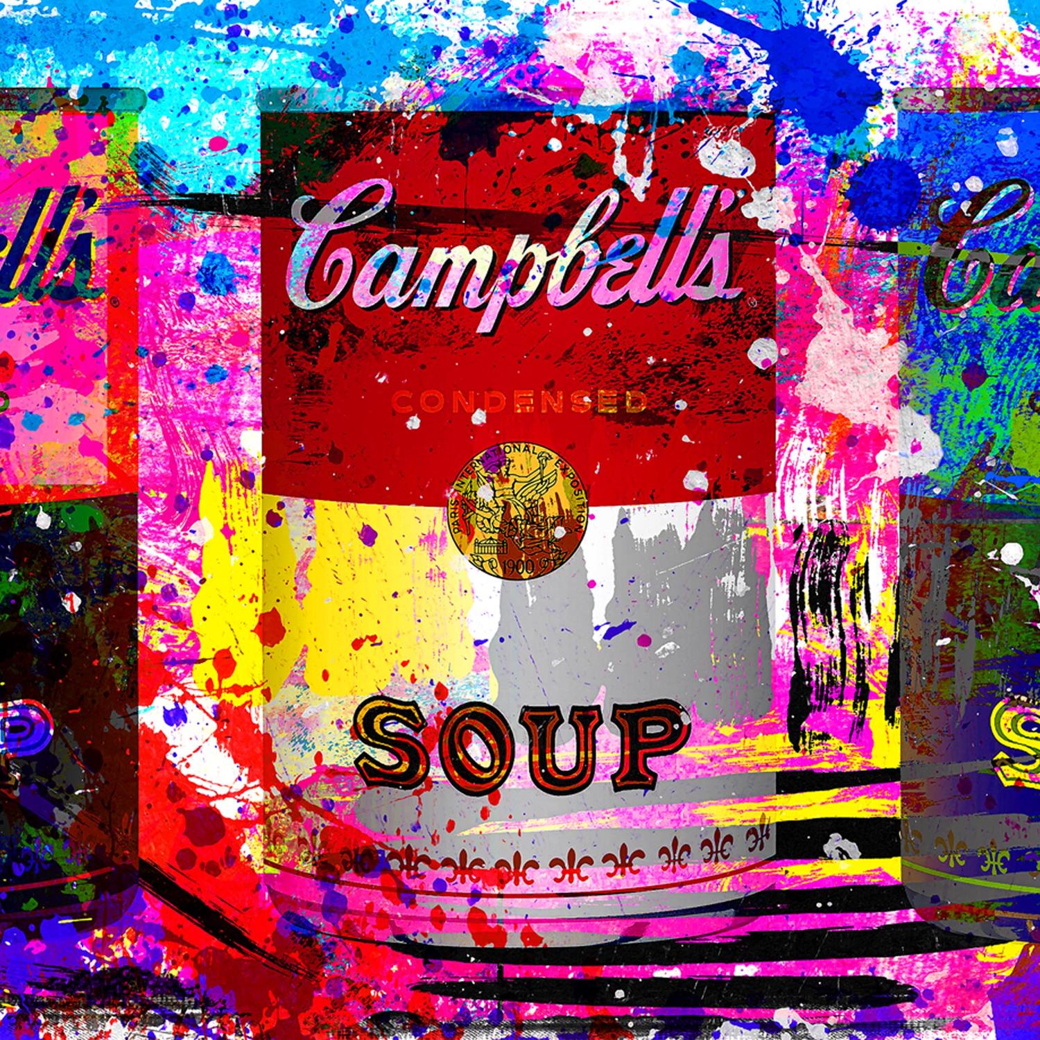 Colourful Campbells 180x75 - Artwork 180cm X 75cm - Andrew Martin
