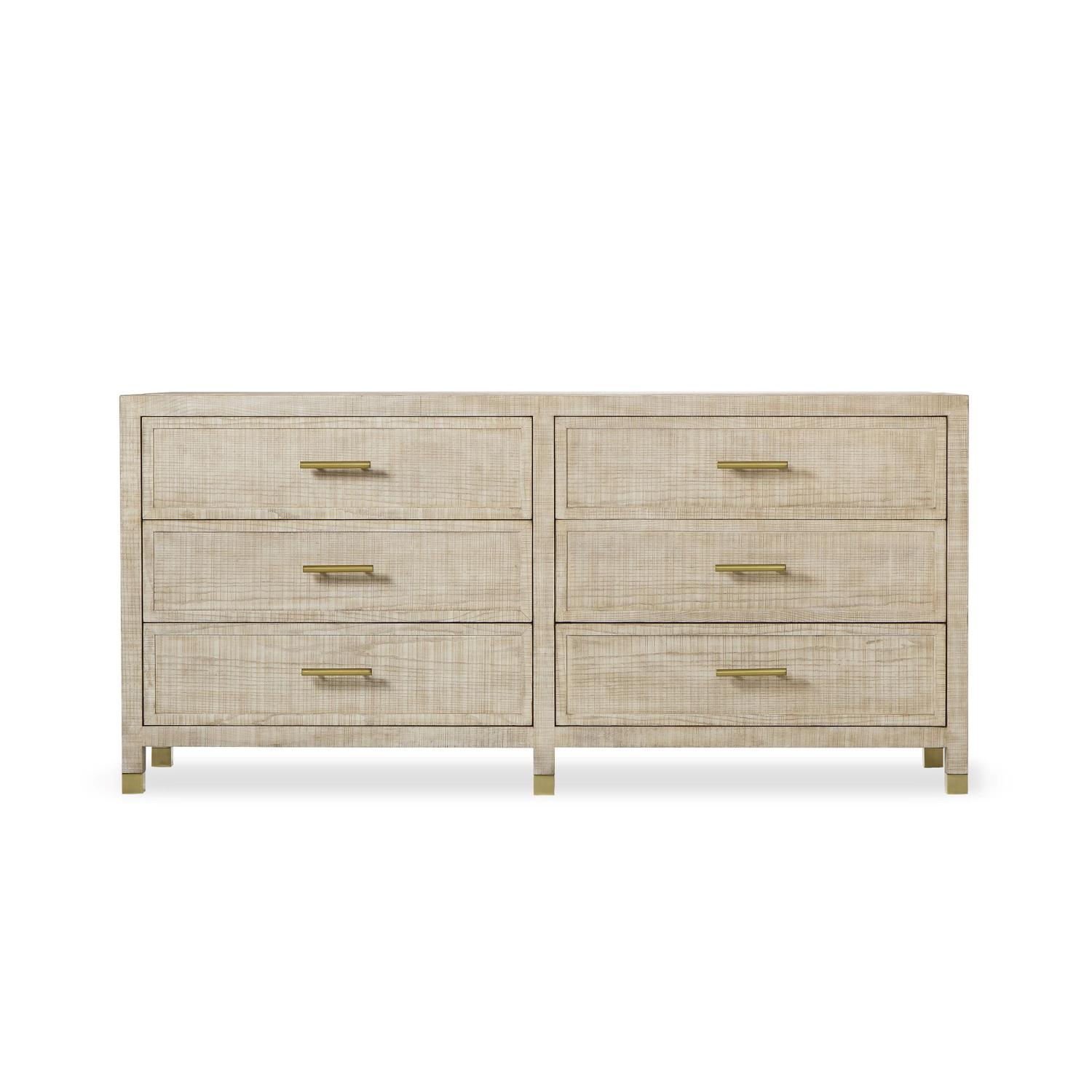Raffles Large Chest Of Drawers Natural Chest Of Drawers - Andrew Martin