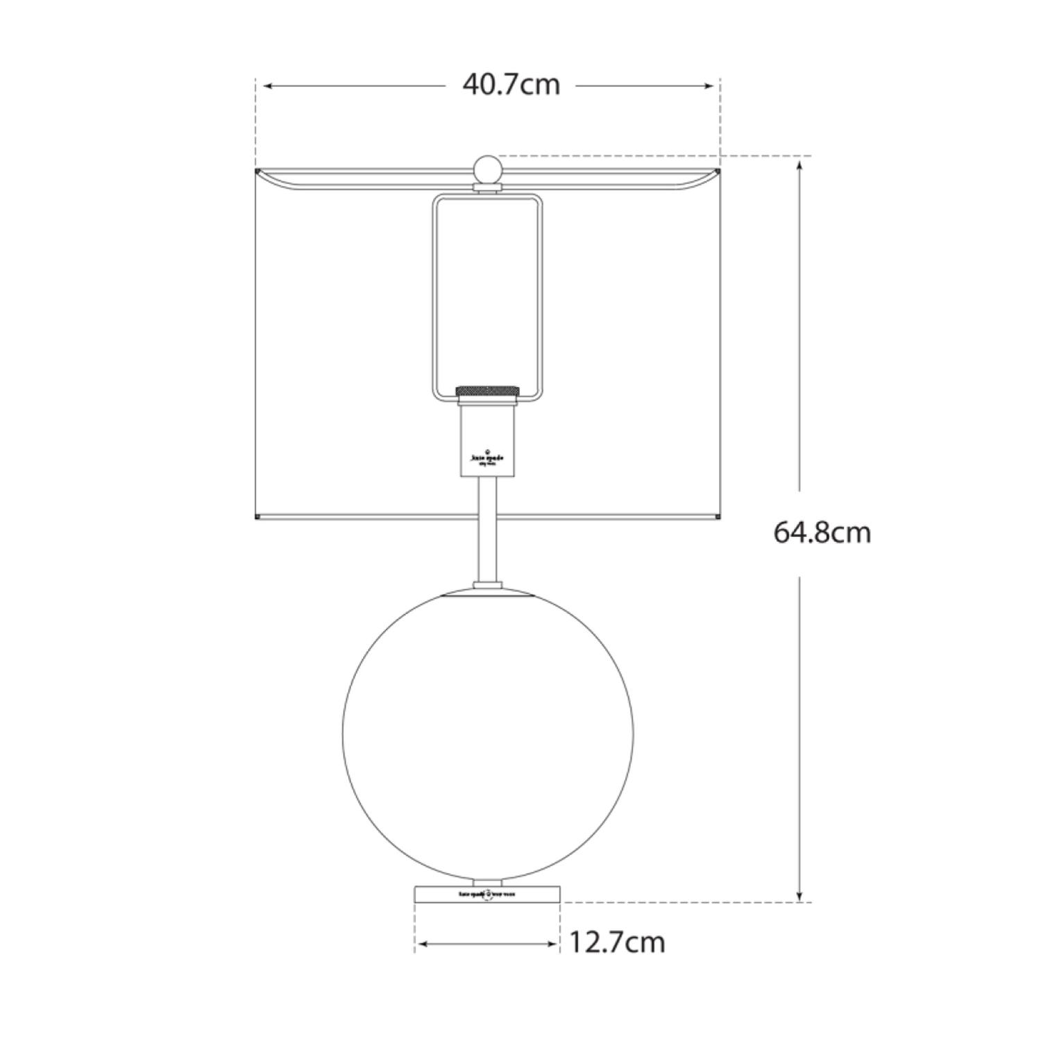 Elsie Table Lamp Cream Table Lamp Cream Cream Shade - Andrew Martin