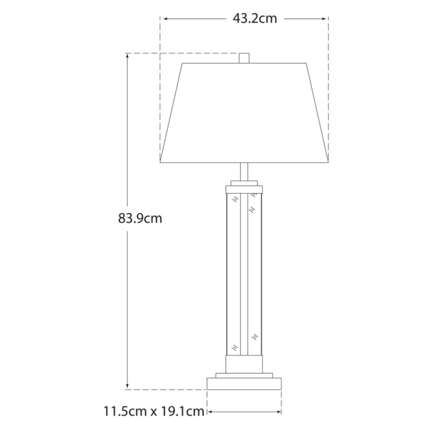 Wright Table Lamp Table Lamp Gilded Iron - Andrew Martin