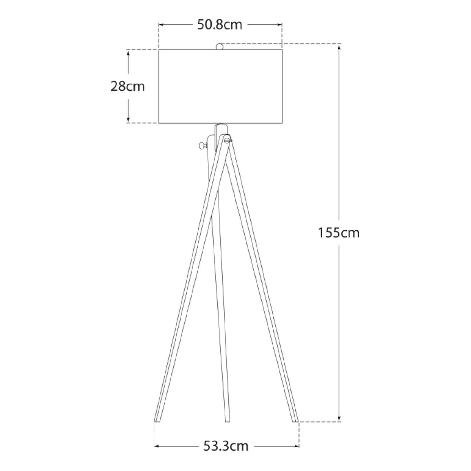 Tripod Floor Lamp French Wax Floor Lamp - Andrew Martin