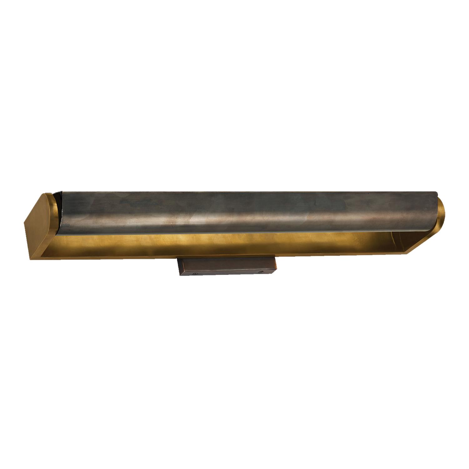 David Extra Large Picture Light Brass Picture Light Extra Large Brass Bronze Shade - Andrew Martin