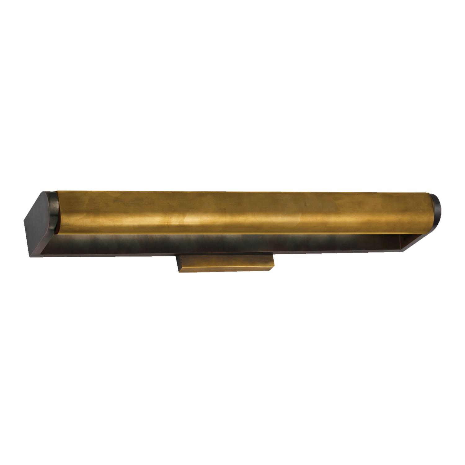 David Extra Large Picture Light Bronze Picture Light Extra Large Bronze Brass Shade - Andrew Martin