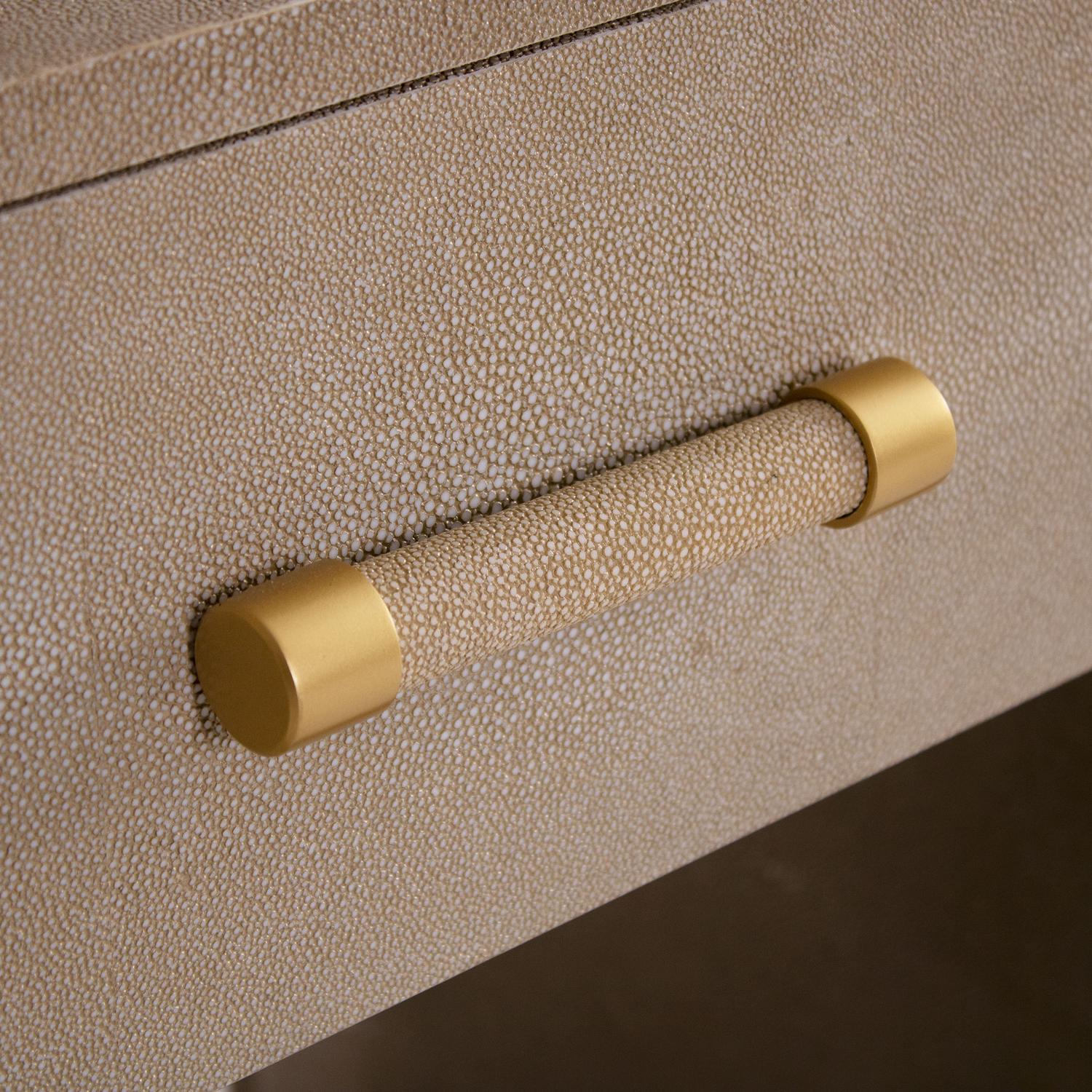 Moby Bedside Table Cream Bedside Table - Andrew Martin