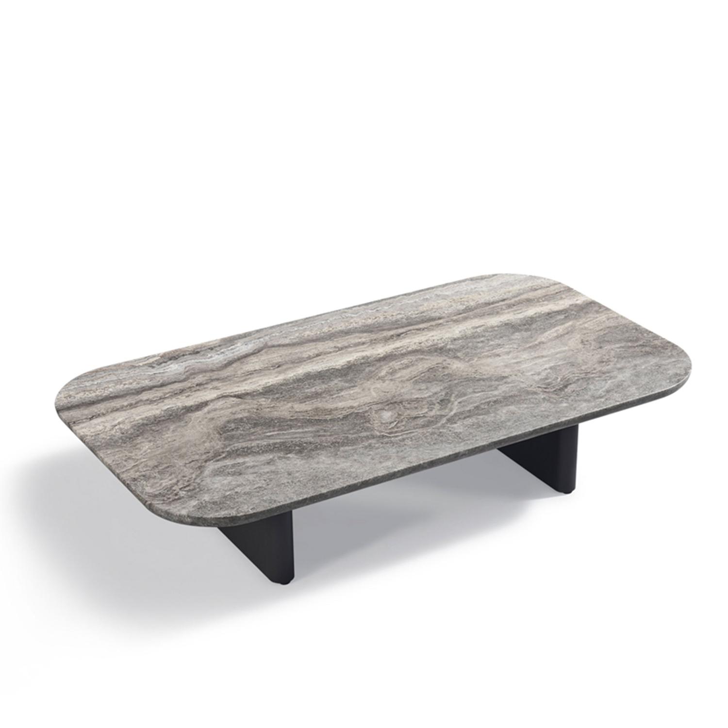 Caicos Coffee Table Slate Outdoor Coffee Table Dark Grey - Andrew Martin