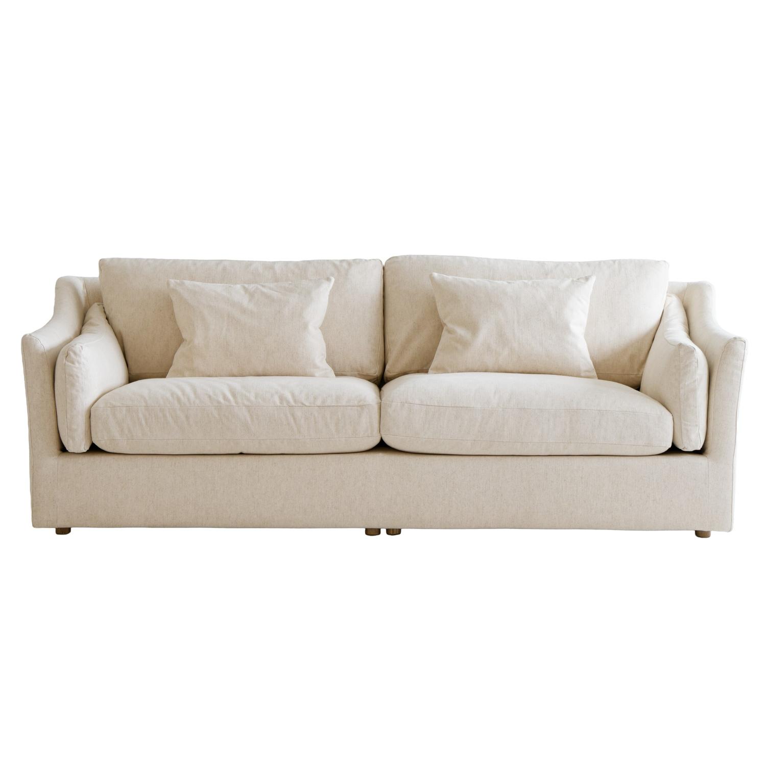 Lagoon Sofa Sofa Light Neutral - Andrew Martin Cotton Linen