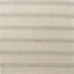 Striped fabric with irregular boucle yarn in silver