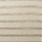 Striped fabric with irregular boucle yarn in ochre