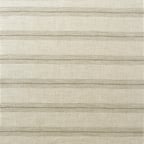 Striped fabric with irregular boucle yarn in taupe