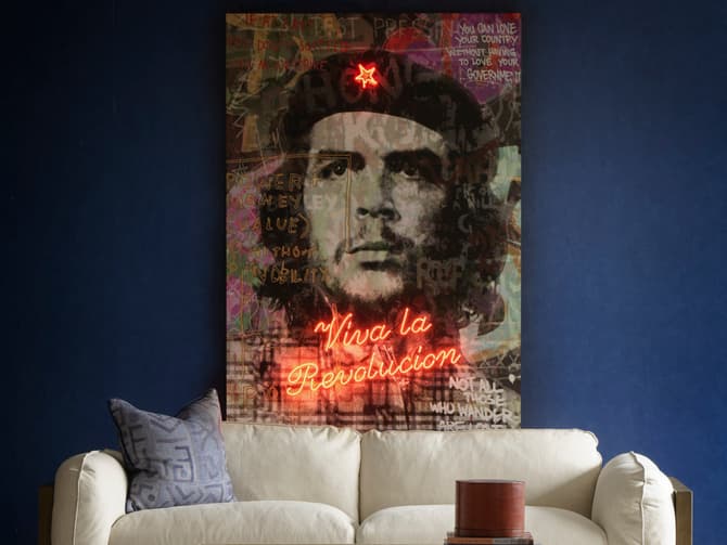 Neon - Che's Revolution 80X120 Kunst & Ambiente – Che Guevara