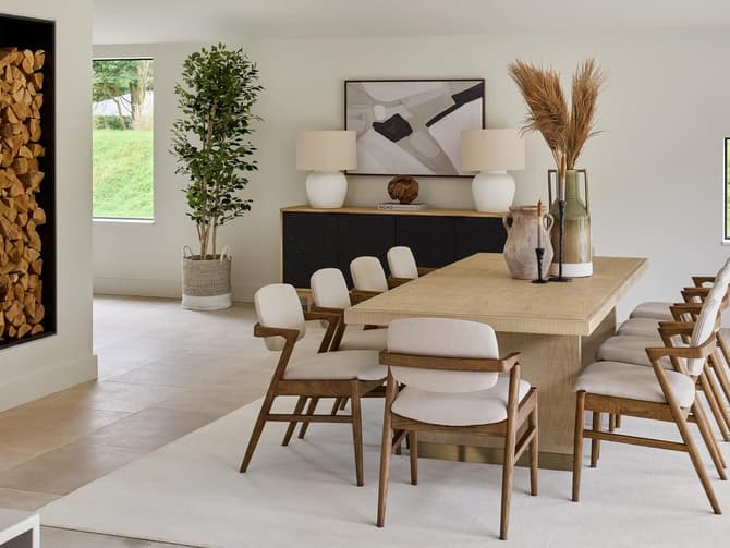 Magnus Zig Zag Chair | Wooden Dining Chair - Andrew Martin
