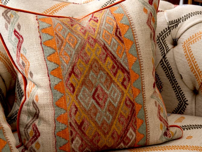 Frida Sunset Cushion | Kit Kemp - Andrew Martin