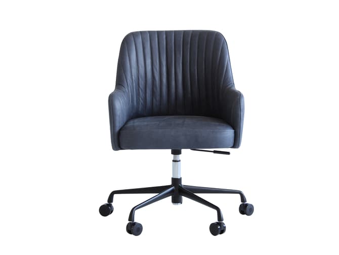 Freud Desk Chair | Leather Desk Chair | Andrew Martin - Andrew Martin