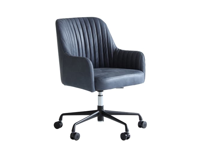 Grey swivel office chair 2025