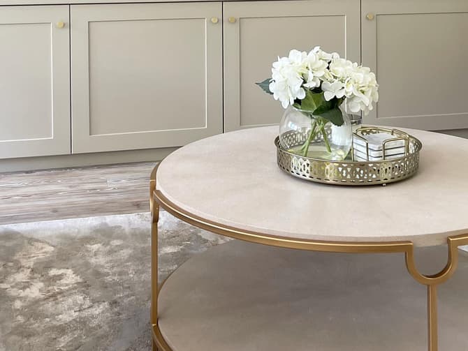 Katia Coffee Table - Cream | Cream Painted Coffee Table | Andrew