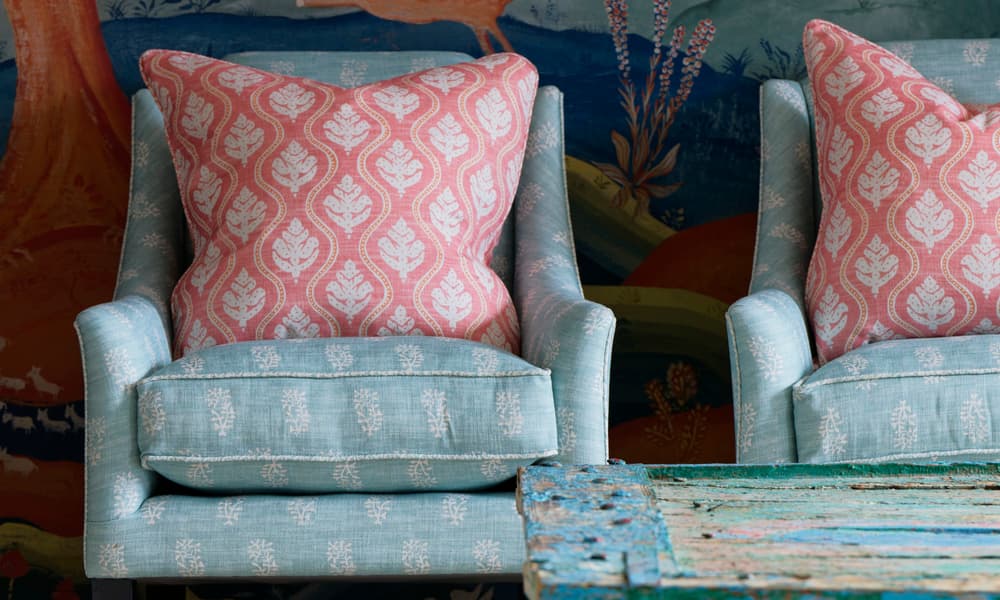 Thyme Twig Fabric - Andrew Martin