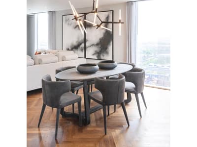 Juno Chair in Grey Andrew Martin