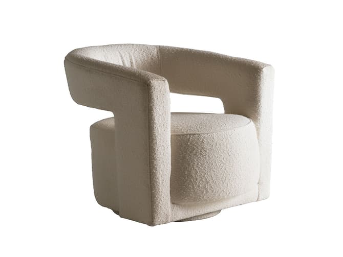 Ivory Boucle Madison Swivel Glider Boucle Babyletto Madison Swivel