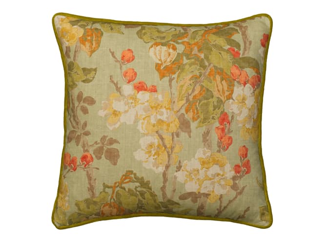 Midsummer Sage Cushion Floral Feather Cushion Andrew Martin