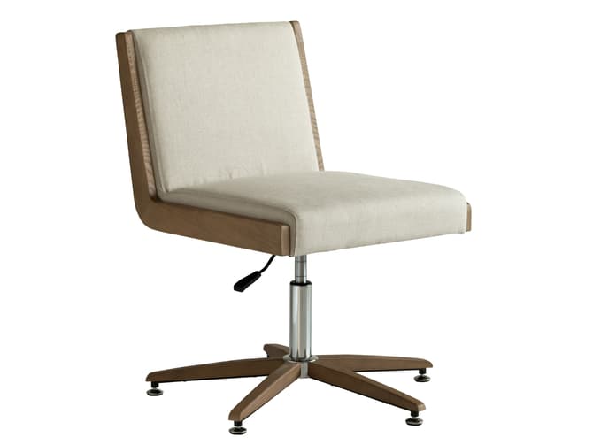 Ralph Desk Chair Fabric Swivel Chair Linen Office Chair