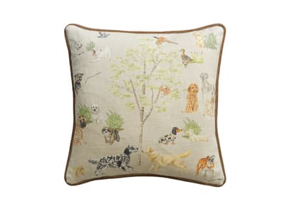 Luxury Dog Print Cushion