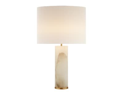 table lamp in alabaster