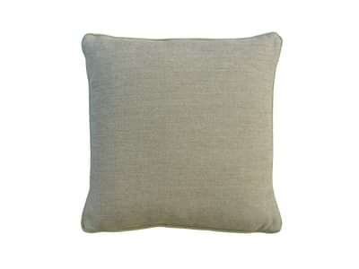 Cushion in muted pistachio weave