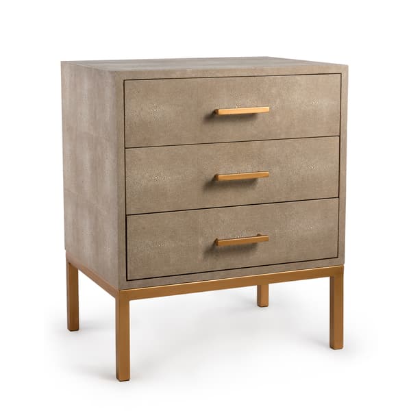 Jasper Bedside Table Cream, Side Chest, Cream - Andrew Martin thumbnail