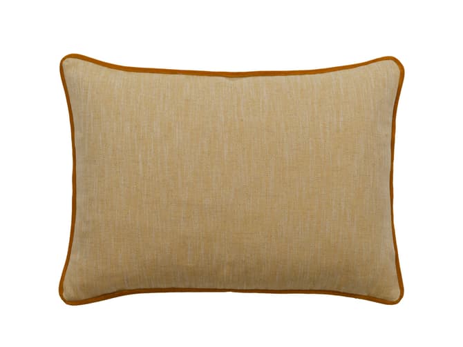 A cushion in golden sunshine
