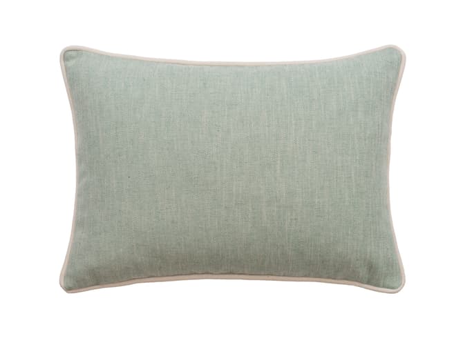 Cushion in soft washed blue