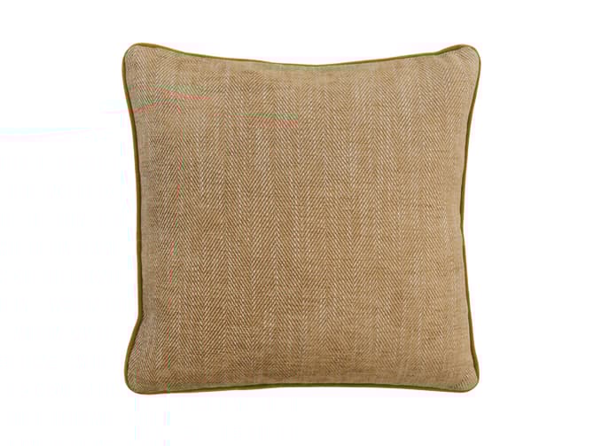Herringbone chenille cushion