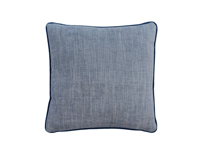 Herringbone chenille cushion