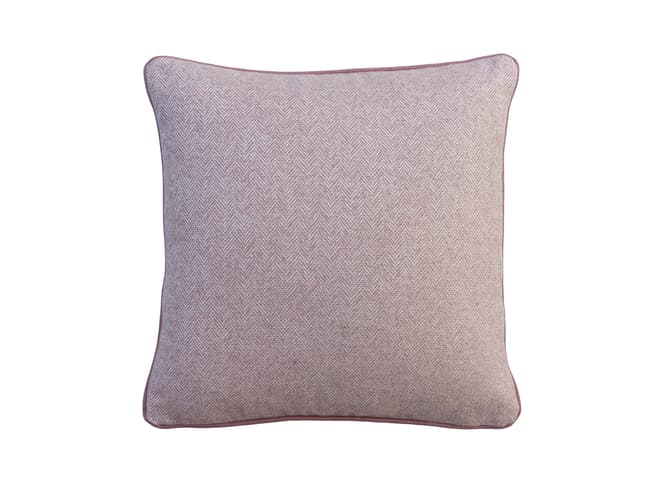Cushion in a textured herringbone weave
