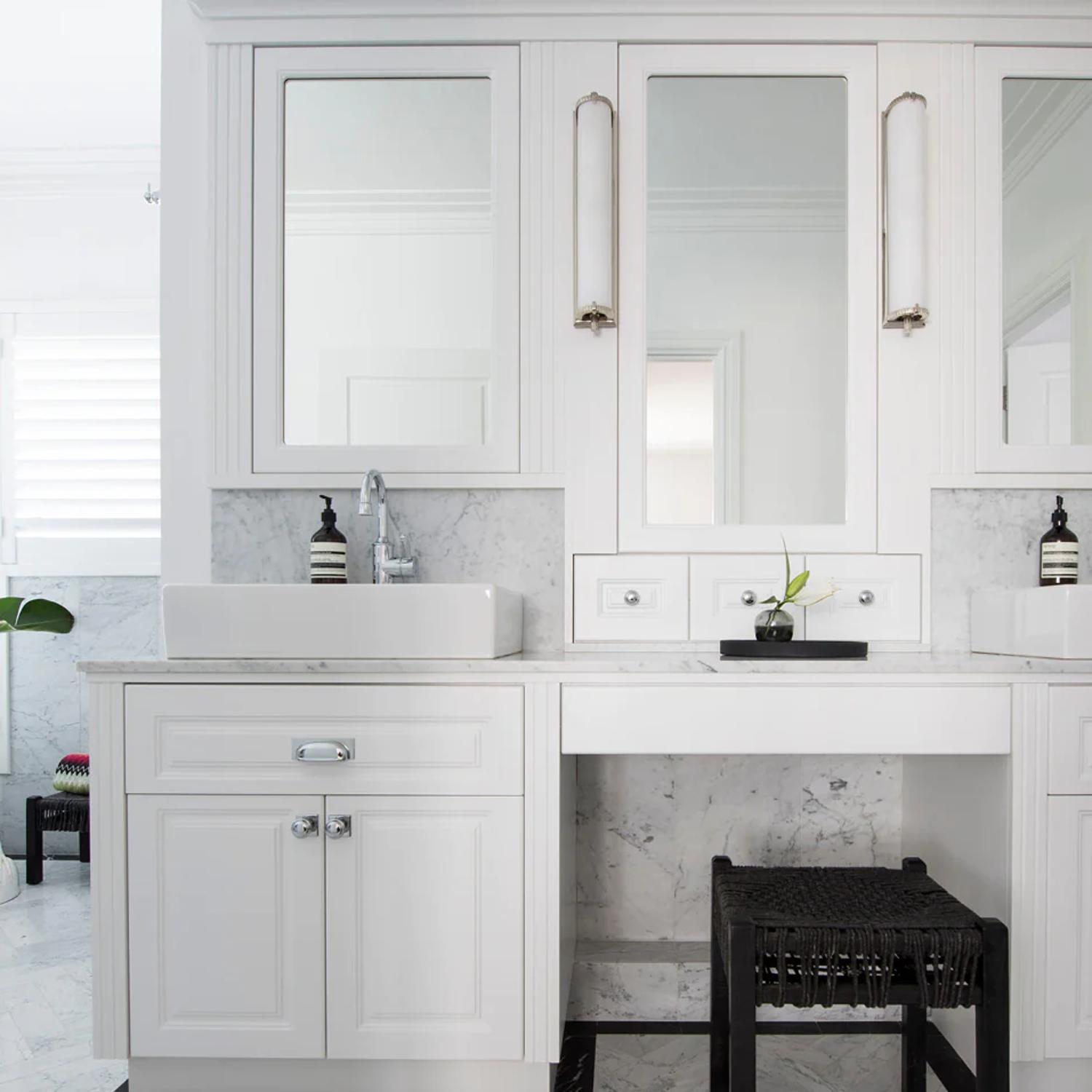 Calliope Tall Wall Light Nickel Wall Light Tall Polished Nickel White Glass - Andrew Martin