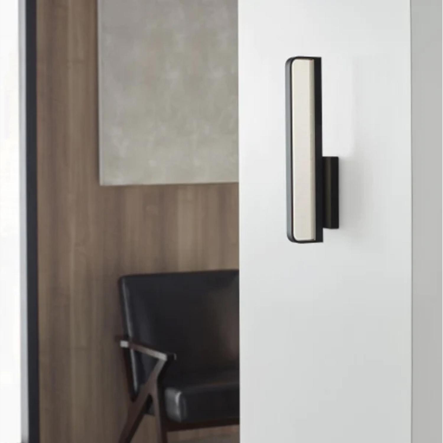 Banda Wall Light Black Wall Light Matte Black - Andrew Martin