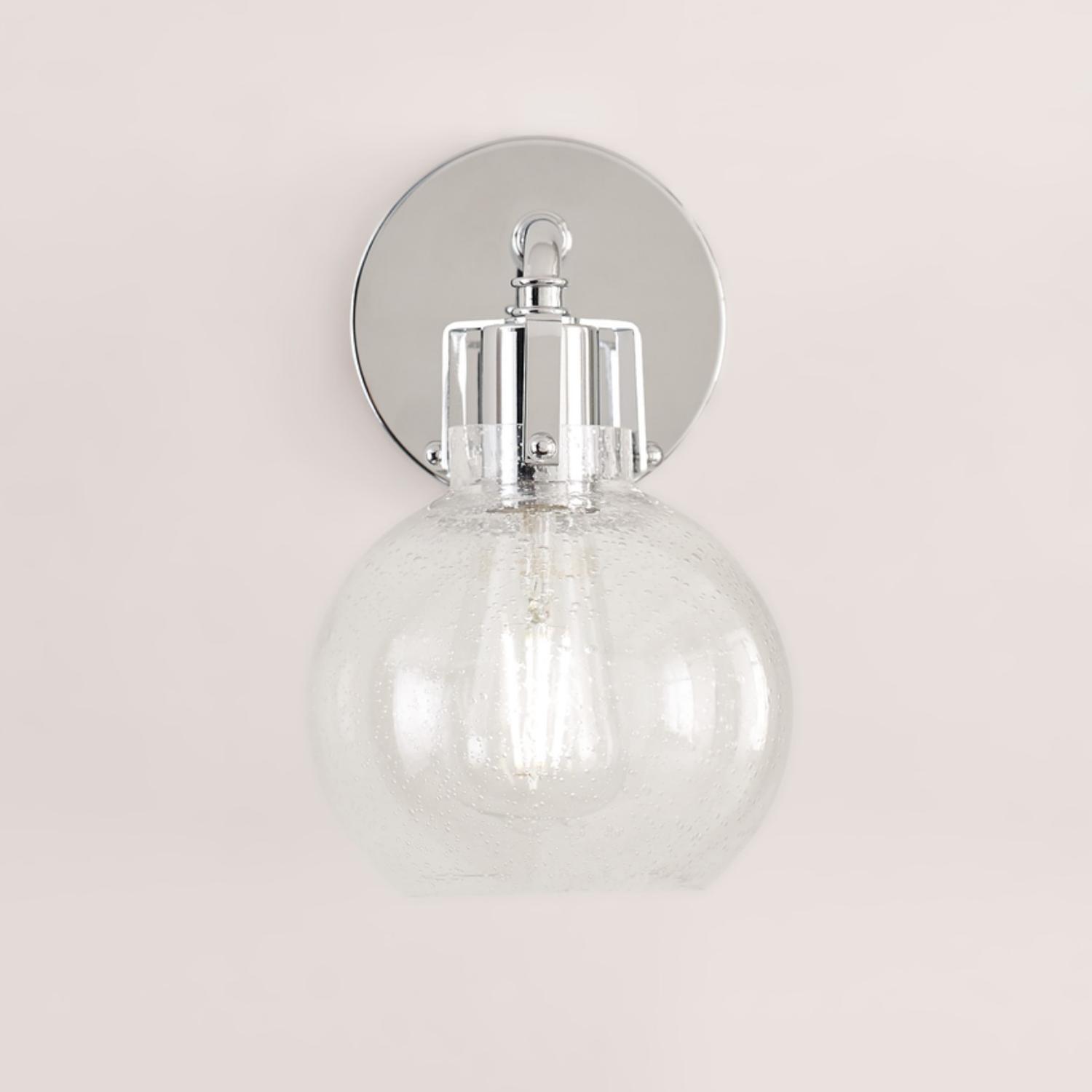 Clara Wall Light Chrome Light - Andrew Martin