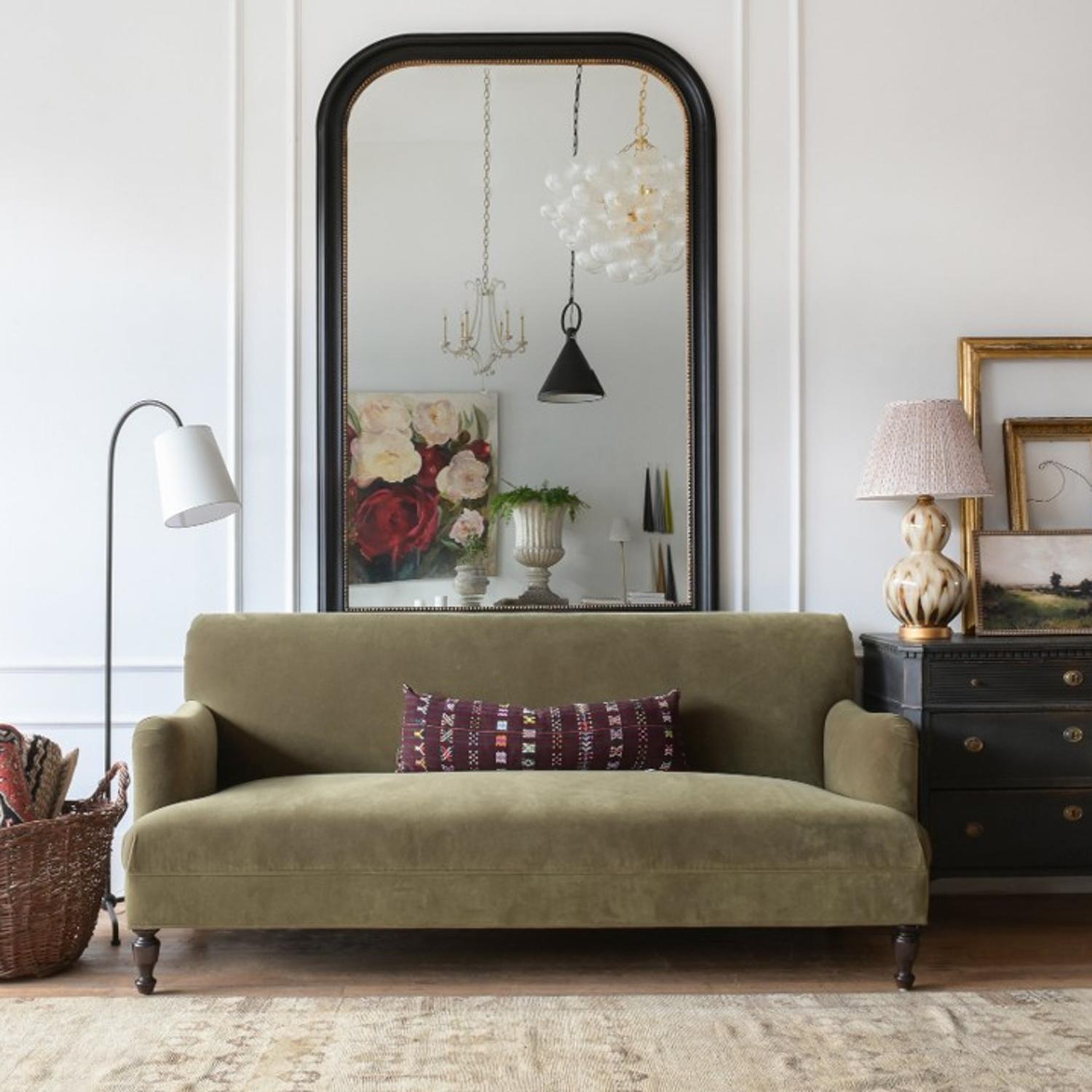 Mia Floor Lamp Aged Iron Light - Andrew Martin